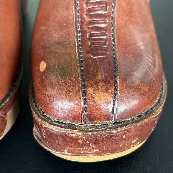 Woodwork by Thom McAn Vintage 1970s Clogs - Picture 4 of 11